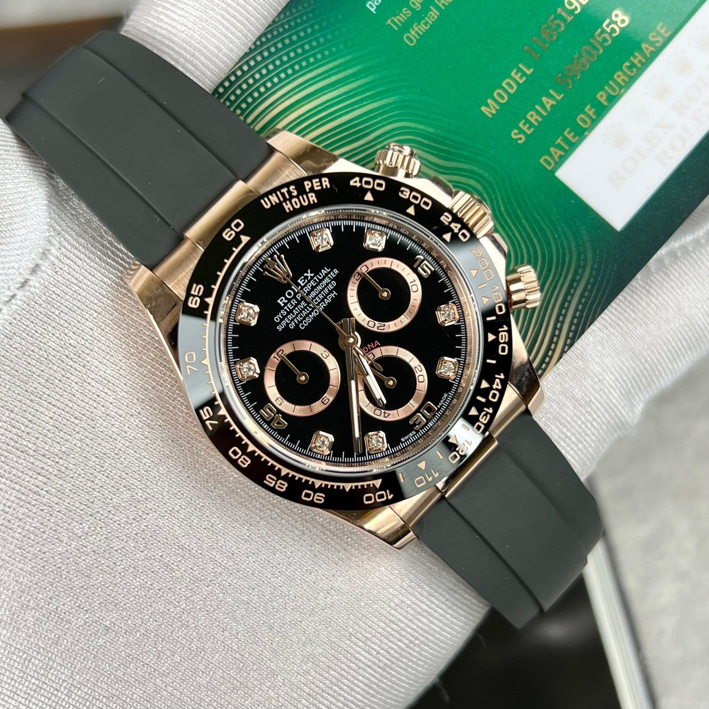 Rolex Cosmograph Daytona M116515ln-0057 personalizado bañado en oro de 18k de BT Factory