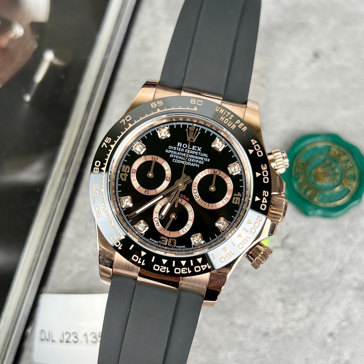 Rolex Cosmograph Daytona M116515ln-0057 personalizado bañado en oro de 18k de BT Factory