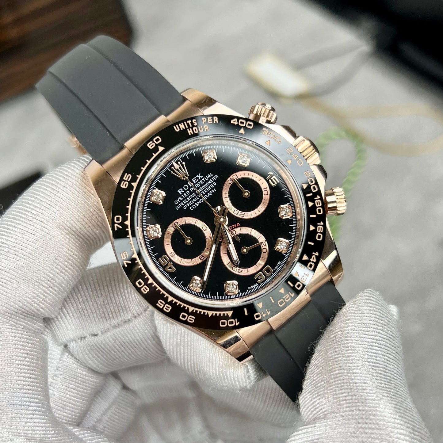 Rolex Cosmograph Daytona M116515ln-0057 personalizado bañado en oro de 18k de BT Factory