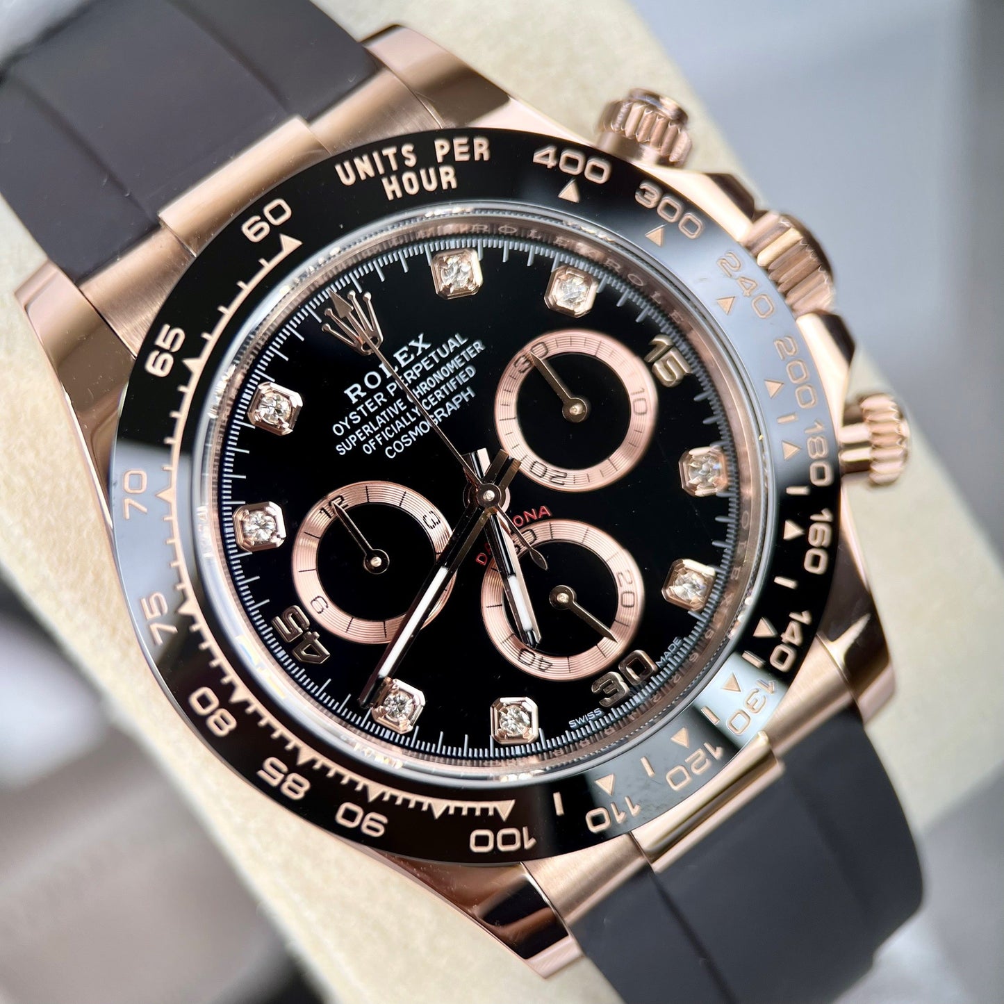 Rolex Cosmograph Daytona M116515ln-0057 custom 18k gold filled from BT Factory