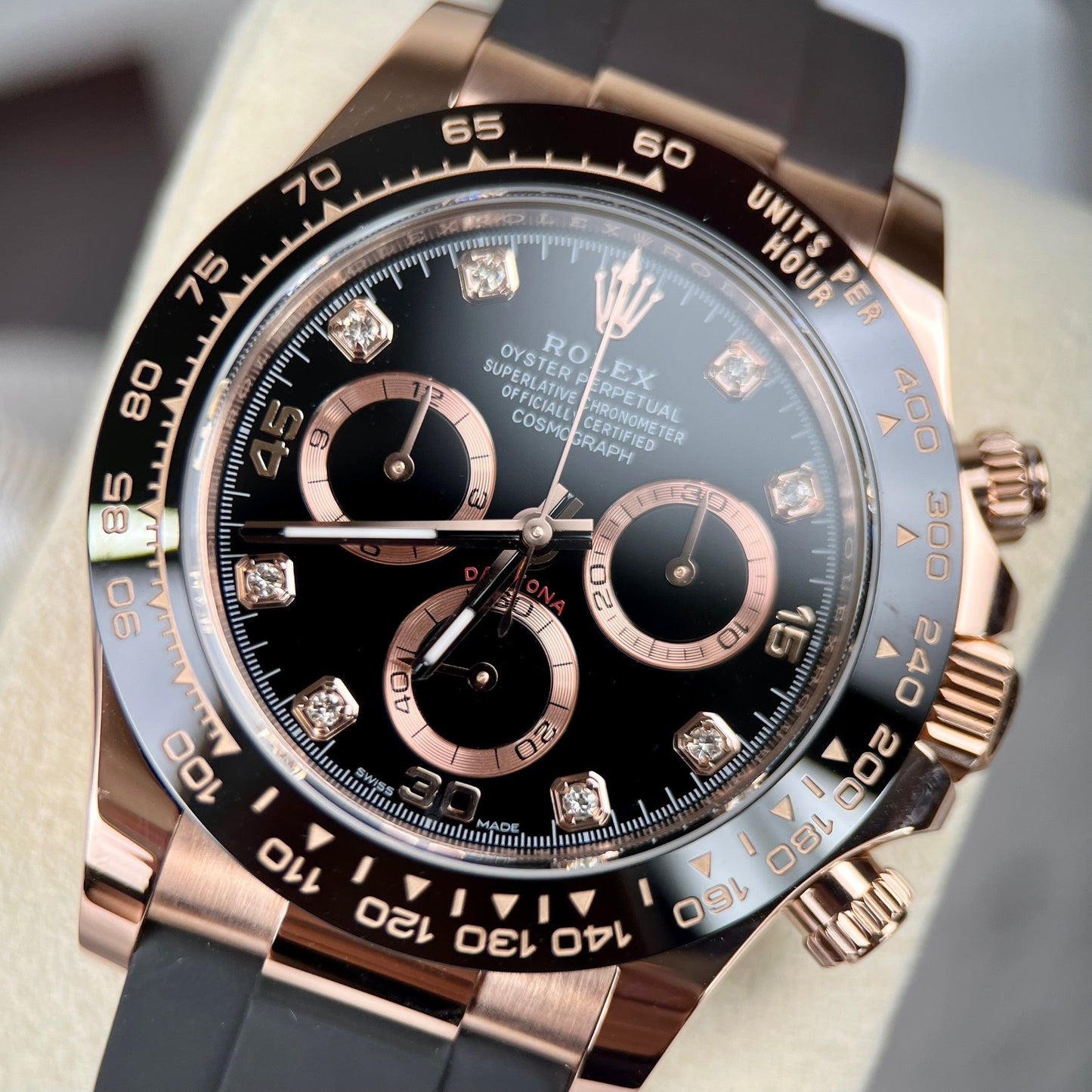 Rolex Cosmograph Daytona M116515ln-0057 personalizado bañado en oro de 18k de BT Factory