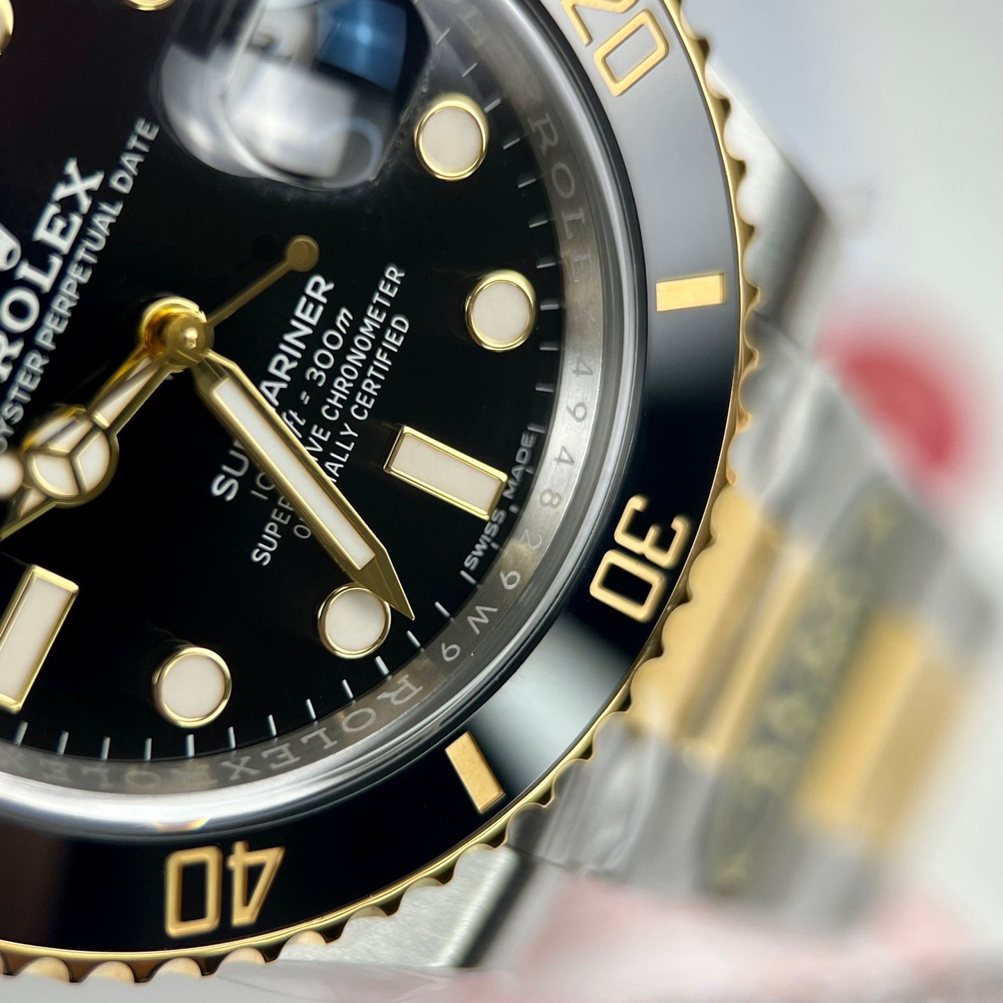 Rolex Submariner 116613-LN-97203 Movimiento 3135 de 40 mm Clean Factory 18k lleno de oro