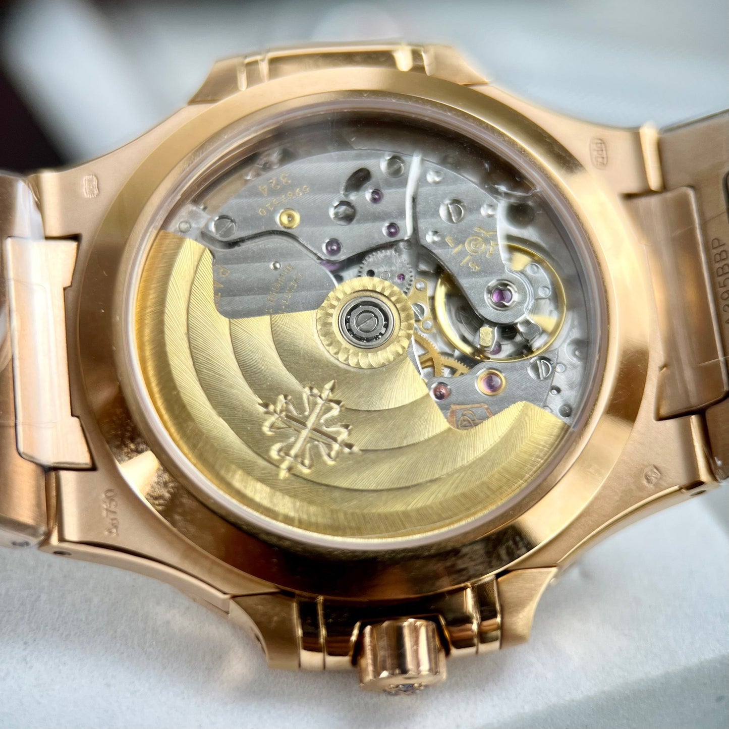 Patek Philippe Nautilus 7118/1R-010 18k gold filled from the 3k factory with yellow dial