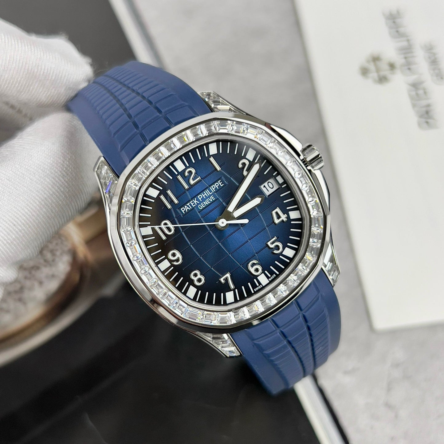 Patek Philippe Aquanaut 5168G-001 Miglior Mossanite personalizzata in edizione 1:1 3K Factory