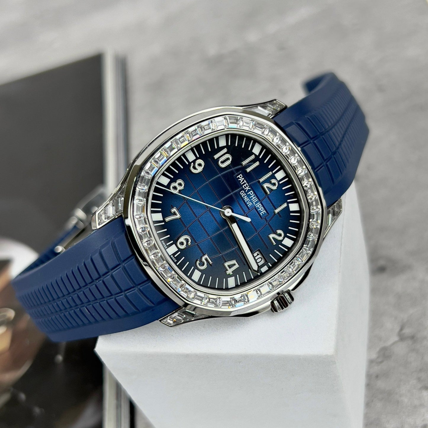 Patek Philippe Aquanaut 5168G-001 Miglior Mossanite personalizzata in edizione 1:1 3K Factory