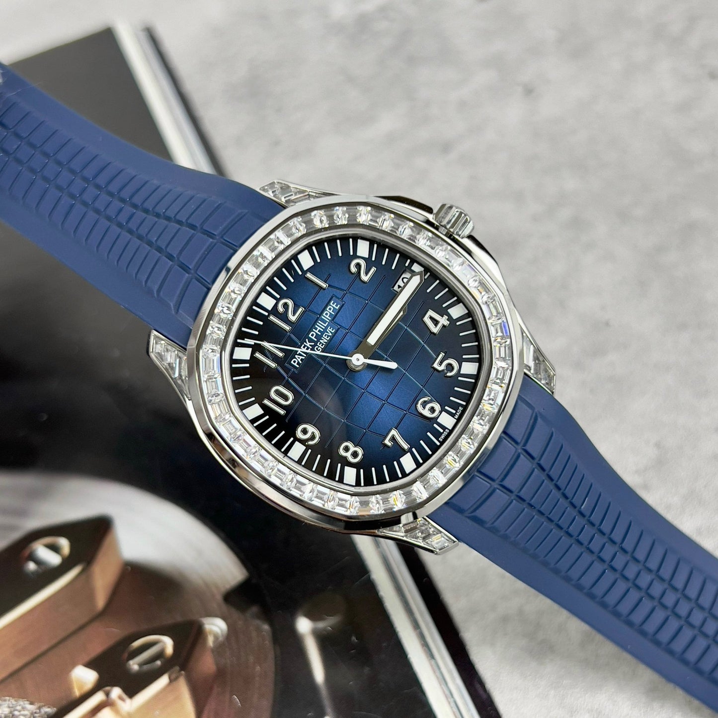 Patek Philippe Aquanaut 5168G-001 Miglior Mossanite personalizzata in edizione 1:1 3K Factory