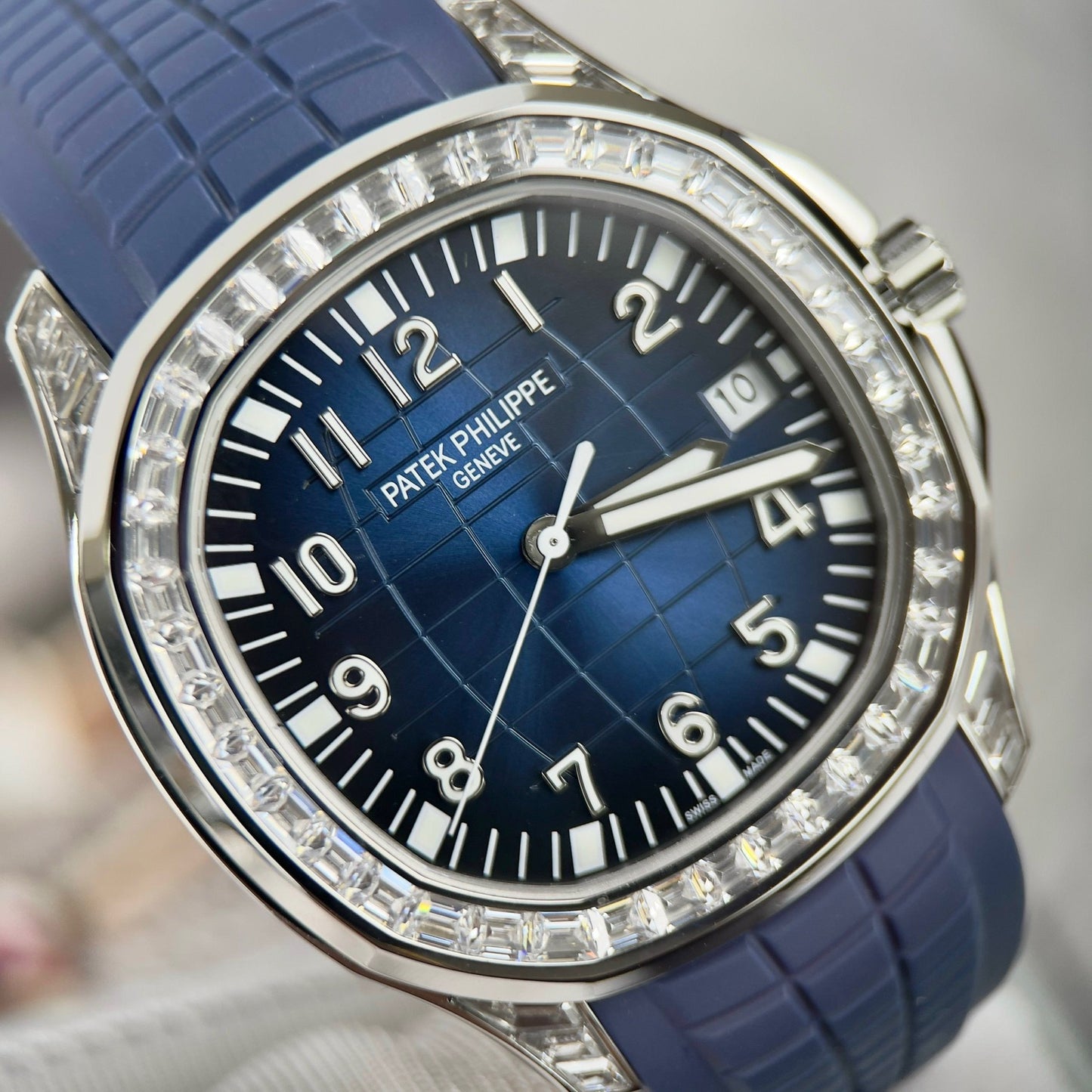 Patek Philippe Aquanaut 5168G-001 Miglior Mossanite personalizzata in edizione 1:1 3K Factory