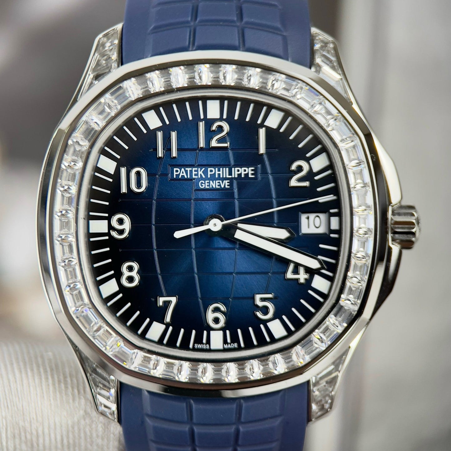 Patek Philippe Aquanaut 5168G-001 Miglior Mossanite personalizzata in edizione 1:1 3K Factory