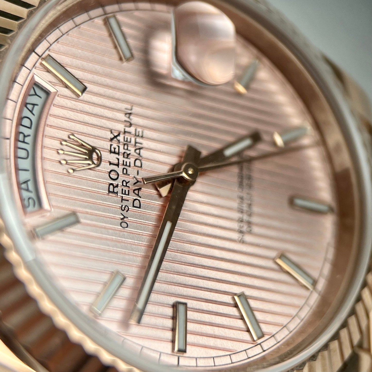 Rolex Oyster Day-Date 40 mm chodmip 228235 recubierto de oro rosa de 18 k Mejor edición 1: 1 130 gramos