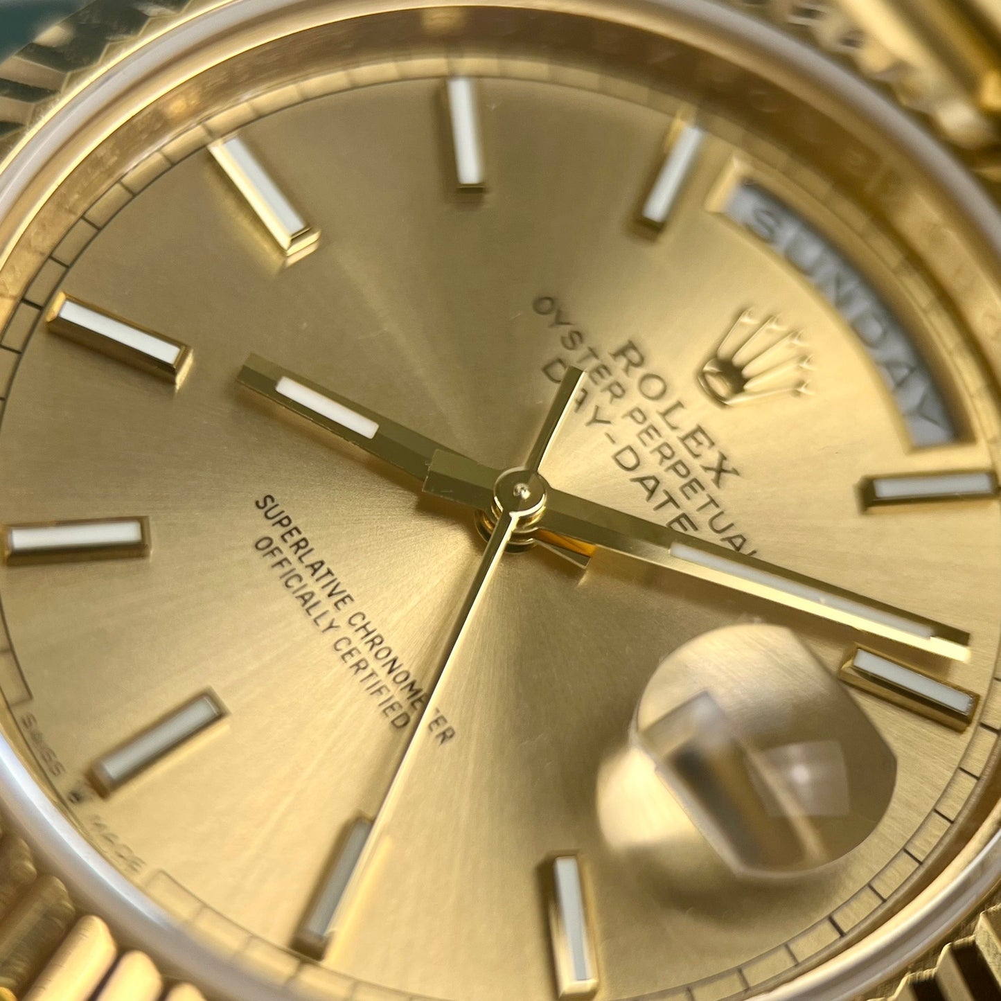 Rolex Day-Date 40 mm 228238-0003 recubierto de oro amarillo de 18 k Mejor edición 1:1 130 gramos