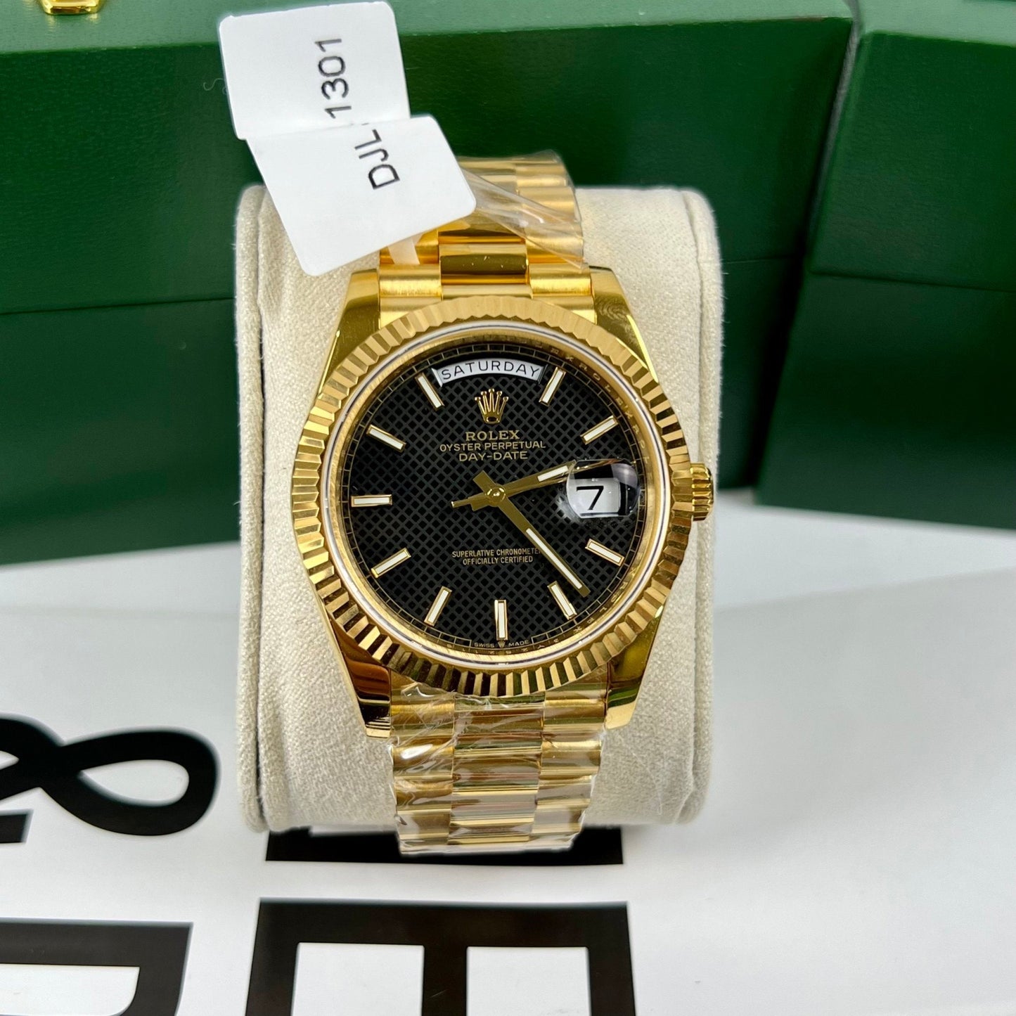 Rolex Day-Date 40 Gold 228238-0007 Mejor edición 1:1 recubierto de oro amarillo de 18 k, 130 gramos