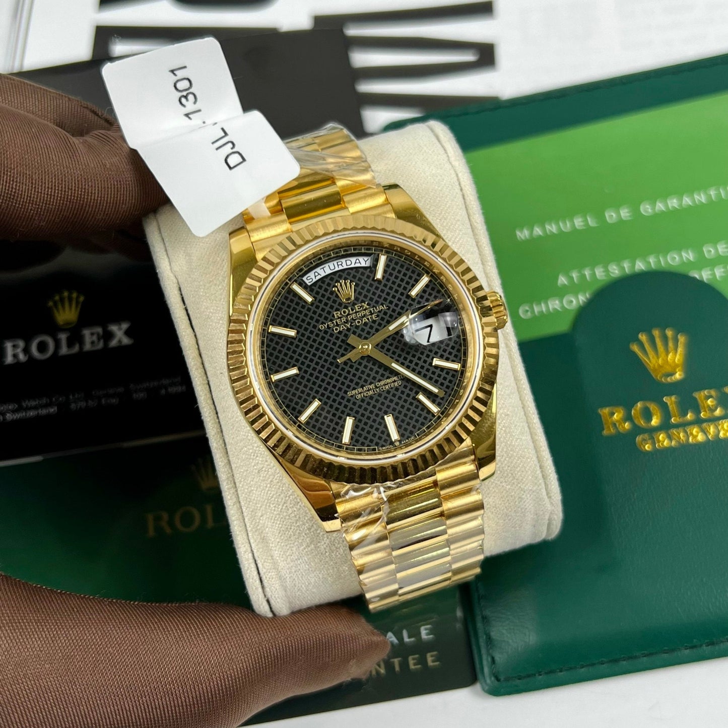 Rolex Day-Date 40 Gold 228238-0007 Mejor edición 1:1 recubierto de oro amarillo de 18 k, 130 gramos