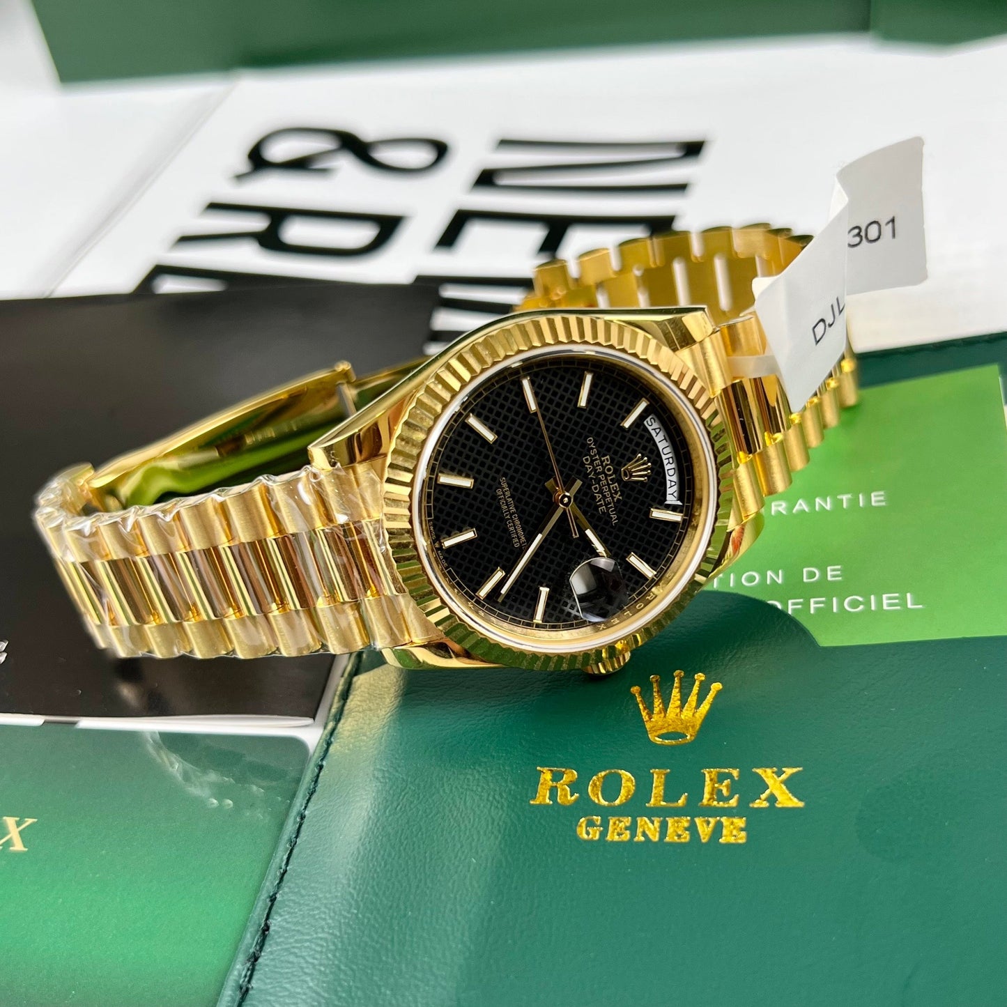 Rolex Day-Date 40 Gold 228238-0007 Mejor edición 1:1 recubierto de oro amarillo de 18 k, 130 gramos