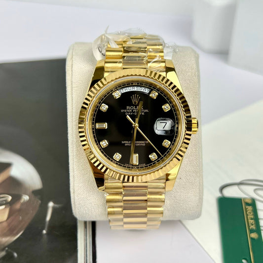 Reloj Rolex Day-Date 36 de oro 118238-0111 chapado en oro de 18 quilates con 153 gramos de GM Factory