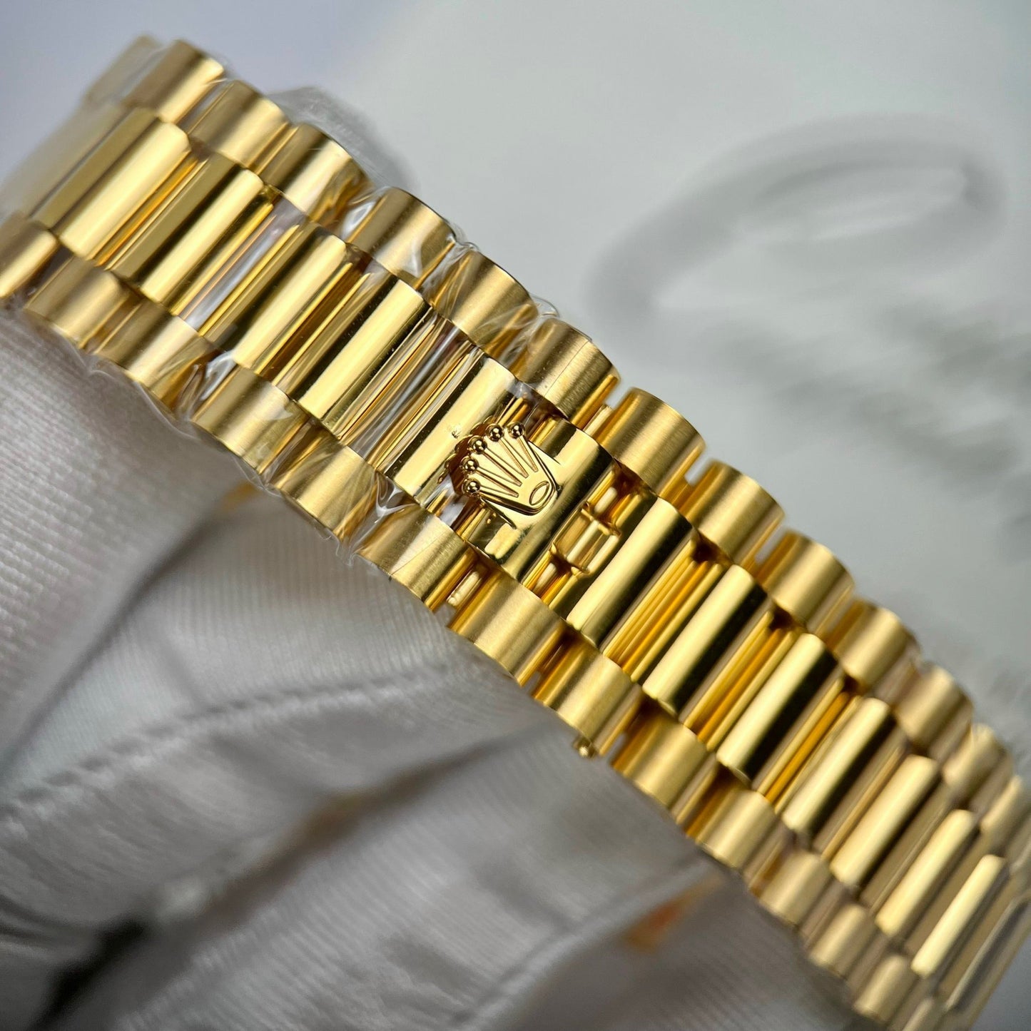 Rolex Day-Date 36 Gold Watch 118238-0111 Gold plated 18k with 130 gram from GM Factory