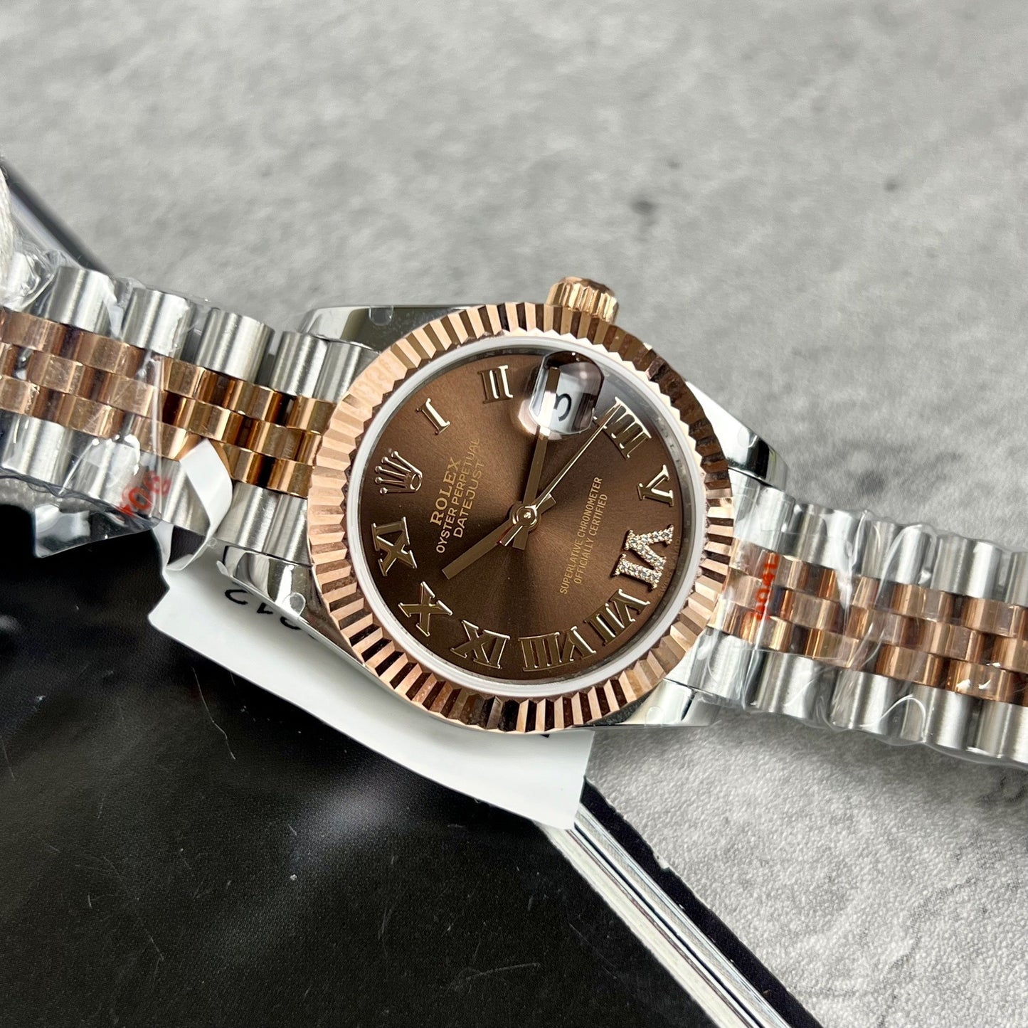 Rolex Datejust 31 Chocolate Dial Watch 178271 best 1:1 edition 18k coated rose gold GM