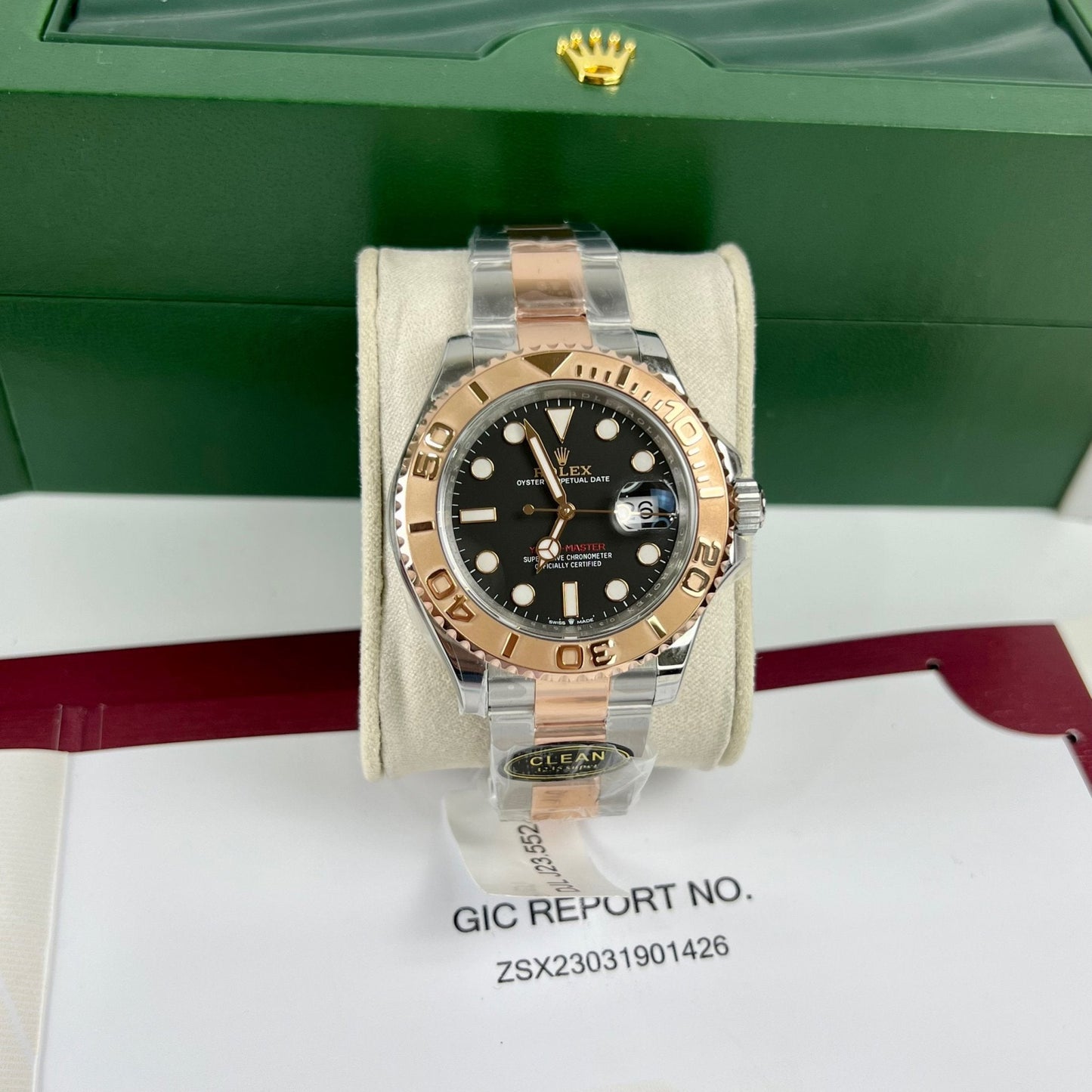 Rolex Yacht-Master 40  coated 18k Everose Gold Oystersteel Men's Watch 116621-0002 Best 1:1 Edition