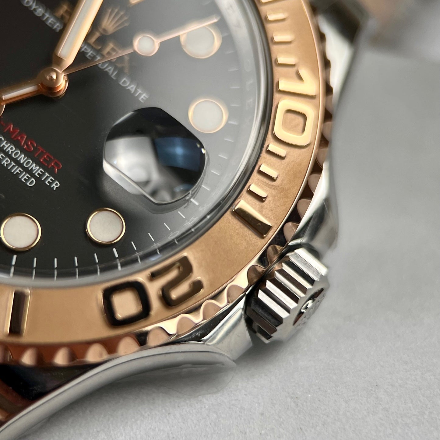 Orologio da uomo Rolex Yacht-Master 40 rivestito in oro Everose 18k Oystersteel 116621-0002 Miglior edizione 1:1