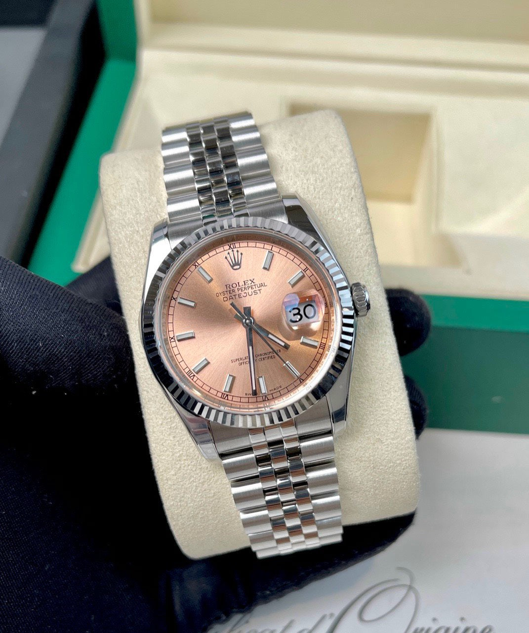 Rolex Datejust 36mm 116234-0090 AR Factory 1:1 Best Edition svizzero ETA3135 quadrante in oro rosa