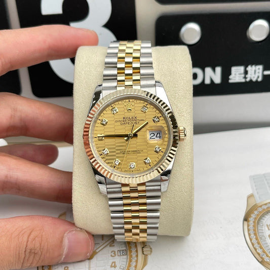 Rolex Datejust 36 126233 GM Factory 1:1 Mejor edición bañado en oro de 18 quilates 36 mm