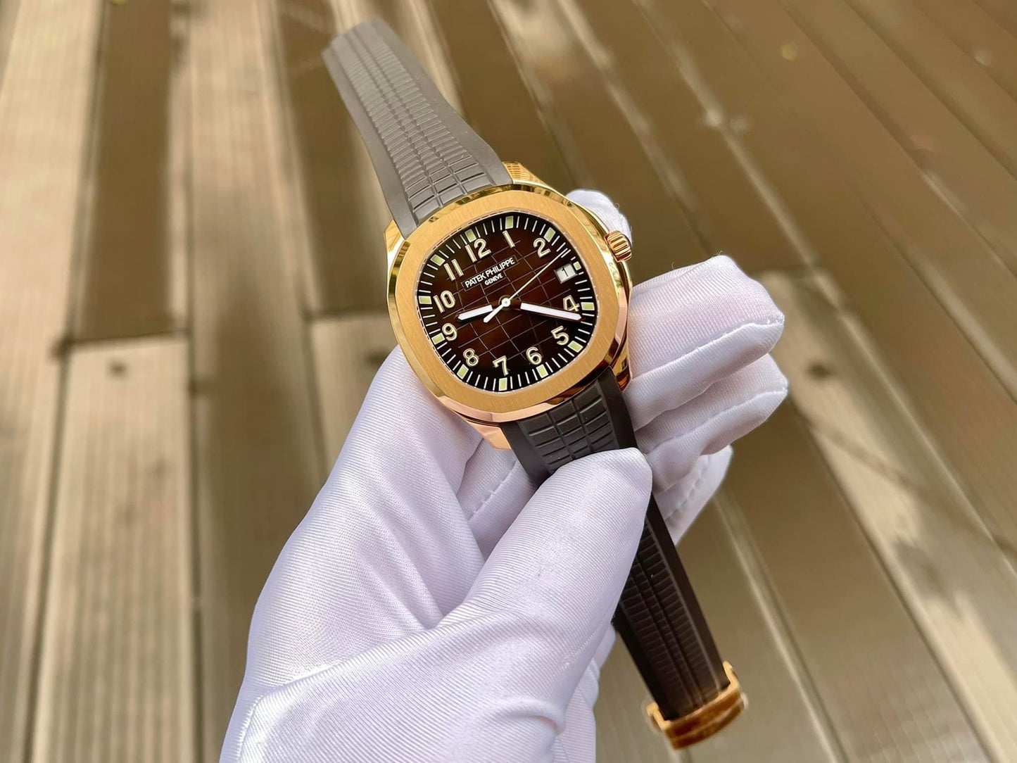 Patek Philippe Aquanaut 5167R-001 riempito in oro 18k 1:1 Best Edition 3K Factory