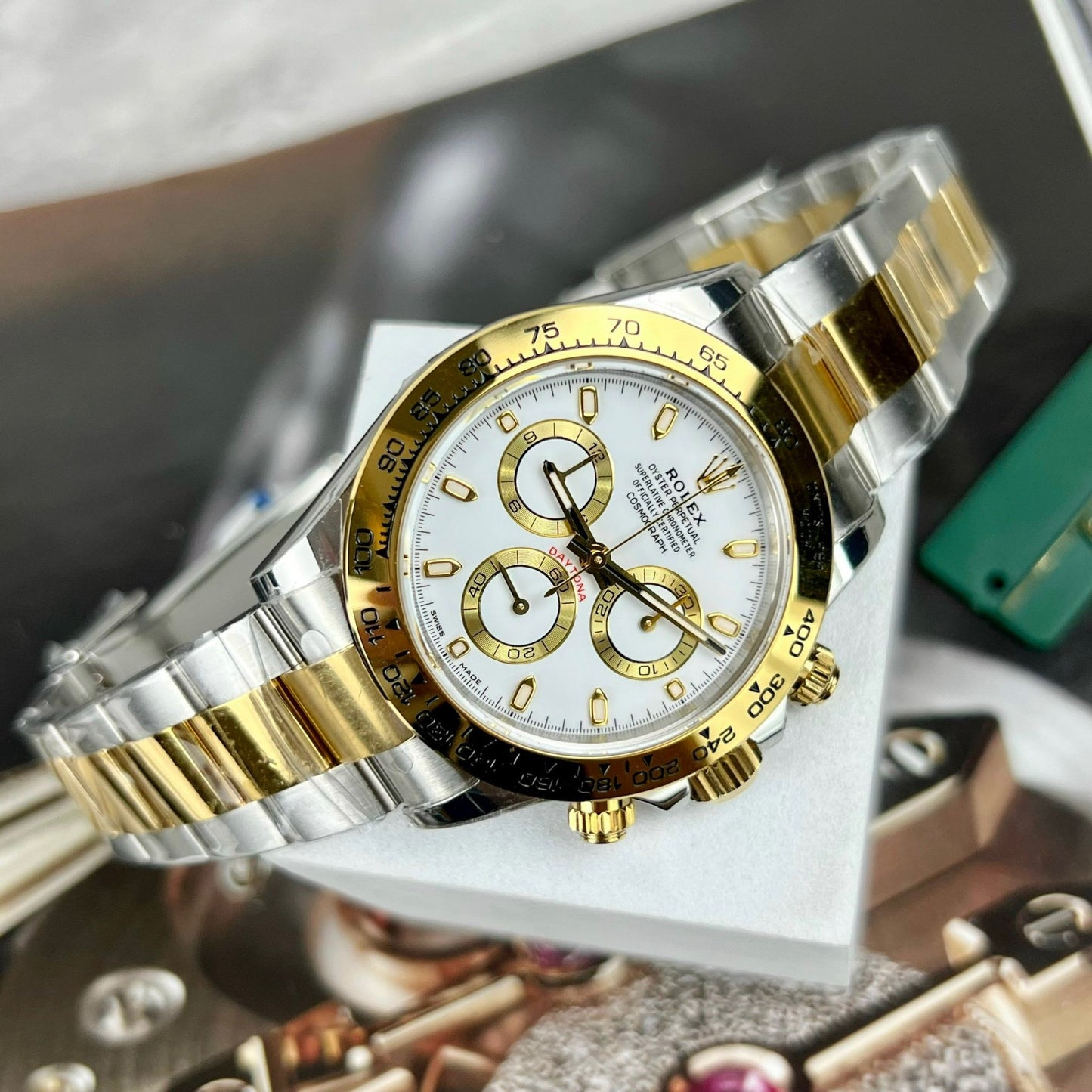 Rolex Cosmograph Daytona M116503-0001 1:1 Mejor edición BT Factory esfera blanca