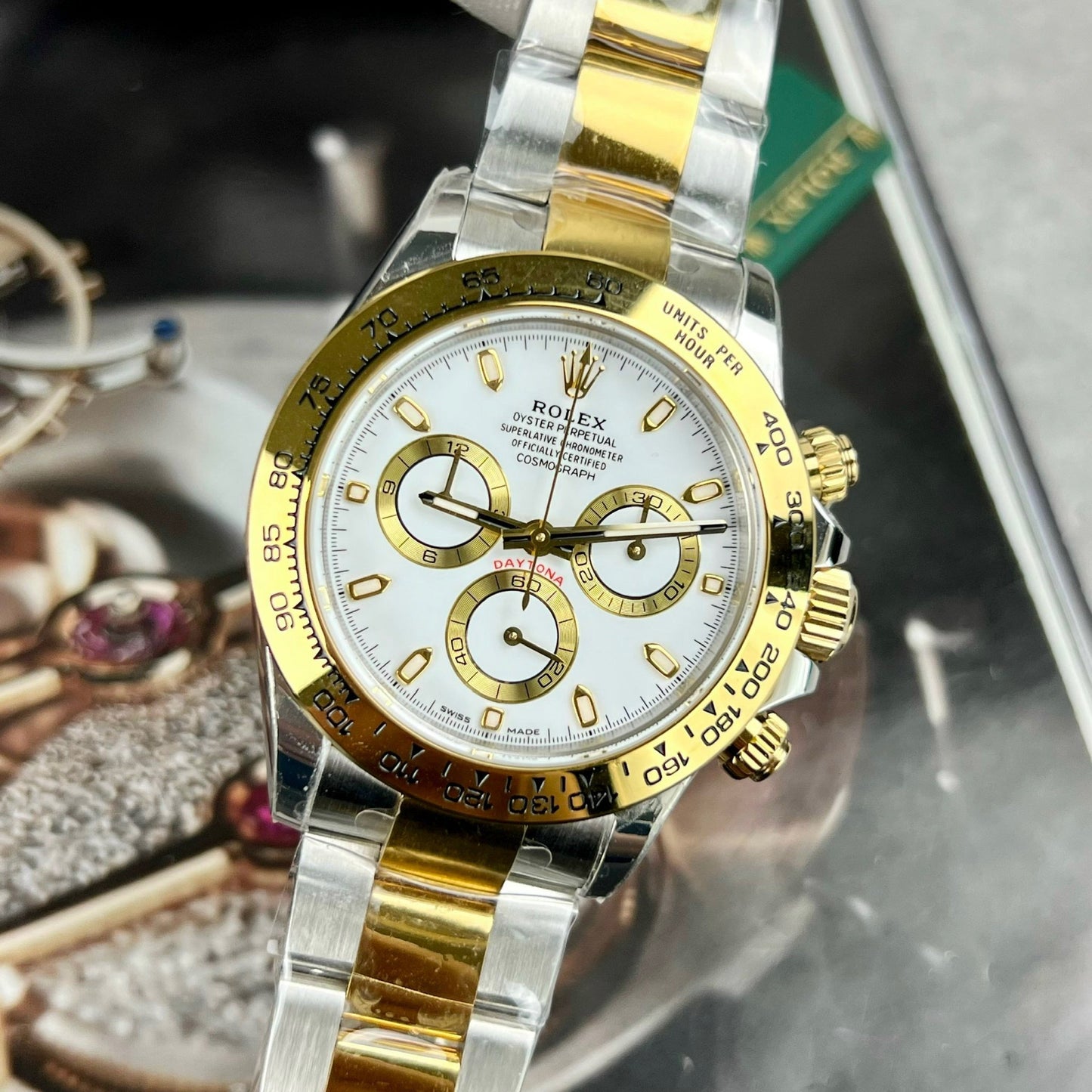 Rolex Cosmograph Daytona M116503-0001 1:1 Mejor edición BT Factory esfera blanca