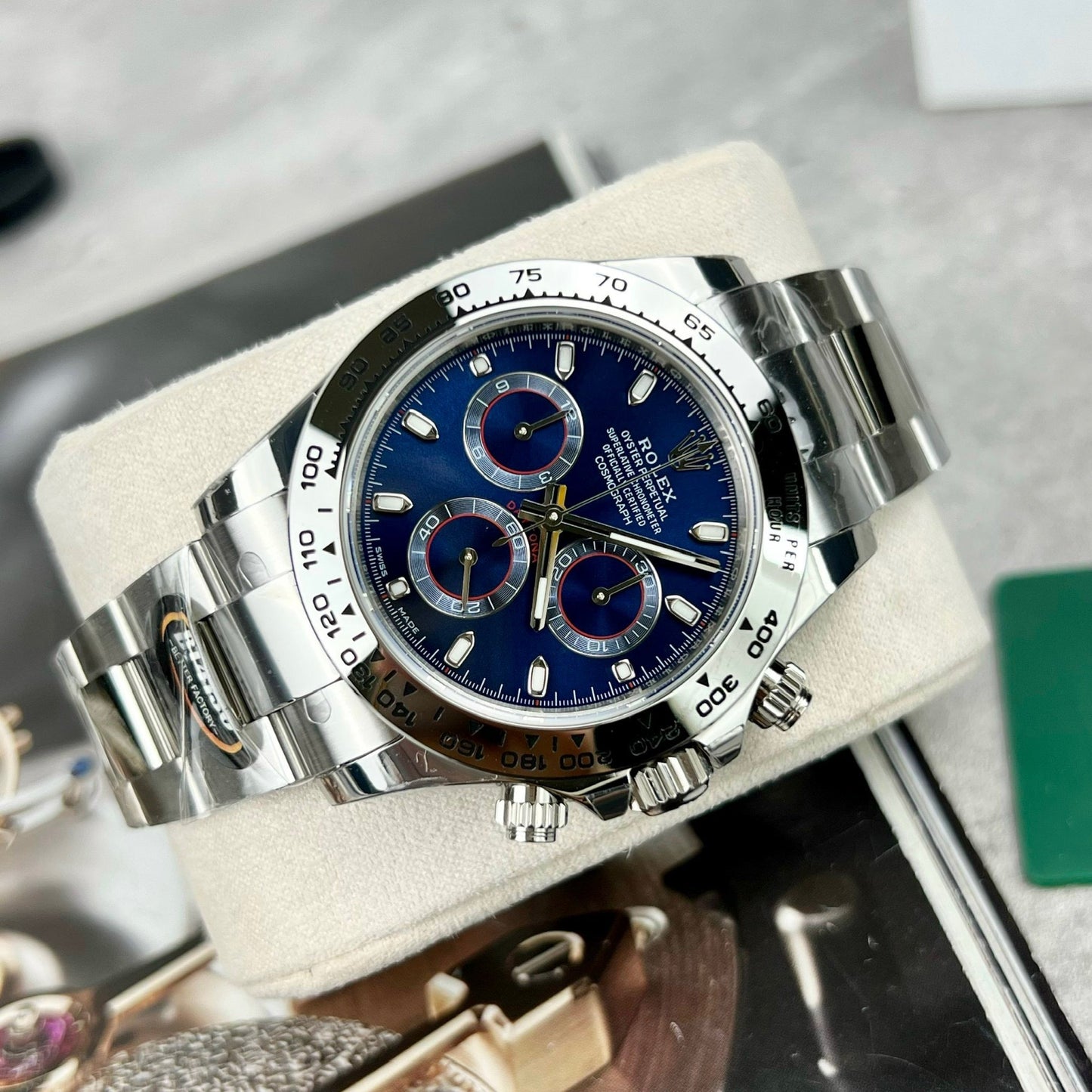 Rolex Cosmograph Daytona M116509-0071 1:1 Mejor edición BT Factory esfera azul