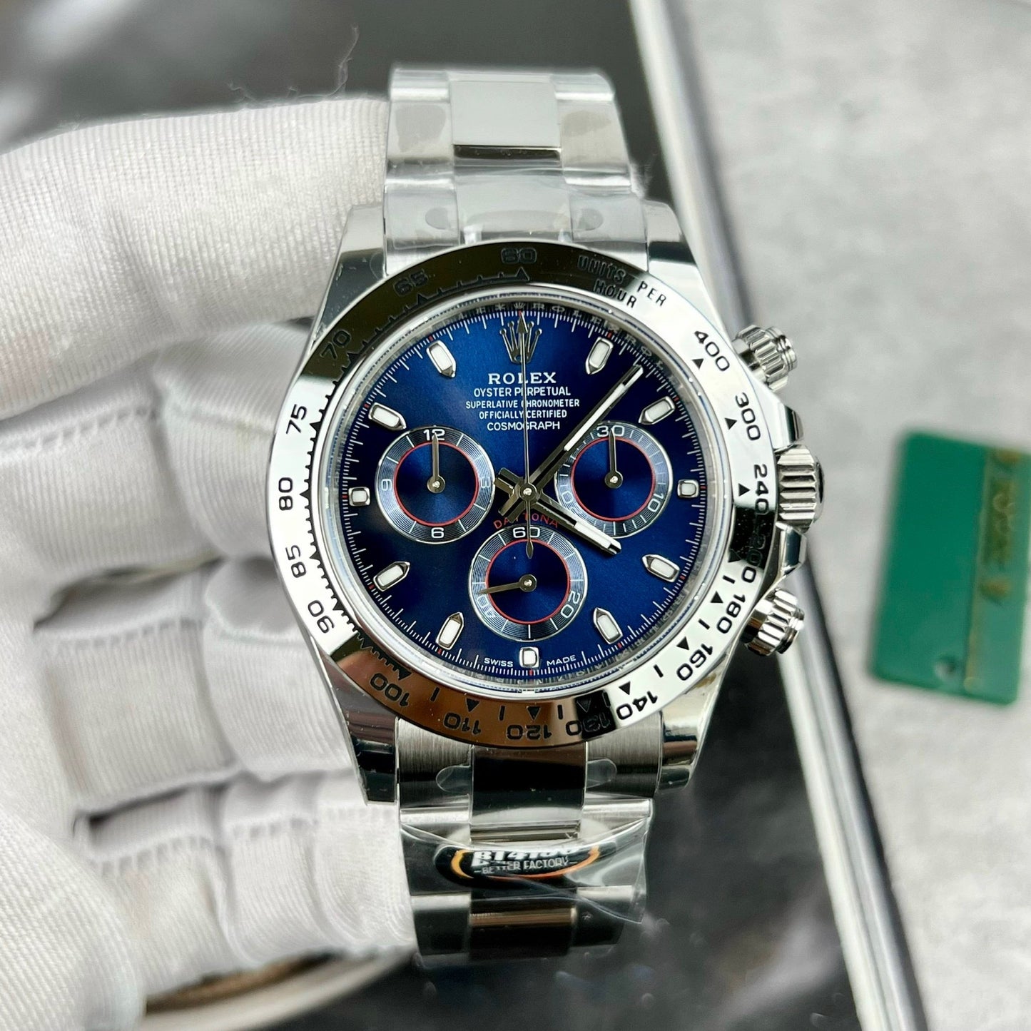 Rolex Cosmograph Daytona M116509-0071 1:1 Mejor edición BT Factory esfera azul