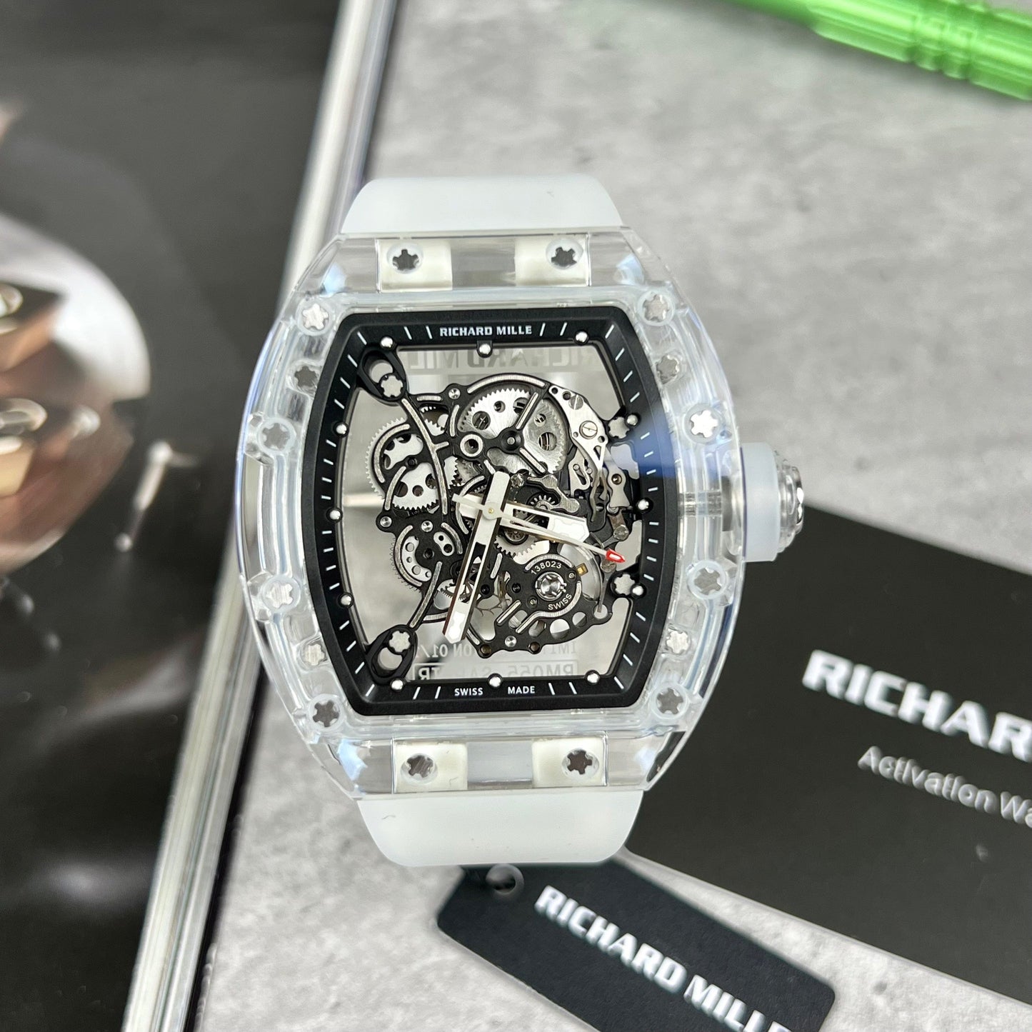 Custodia Richard Mille RM055 1:1 Best Edition RM Factory Saphire