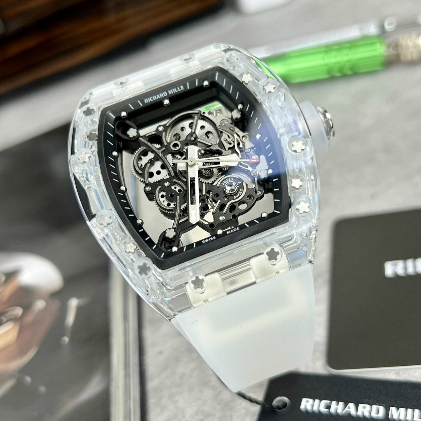 Custodia Richard Mille RM055 1:1 Best Edition RM Factory Saphire