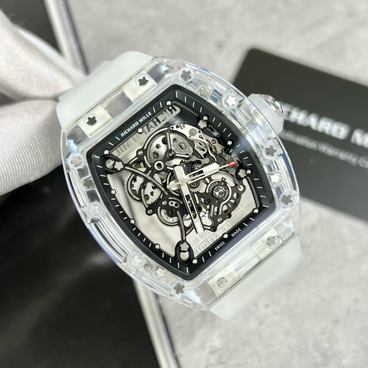 Custodia Richard Mille RM055 1:1 Best Edition RM Factory Saphire