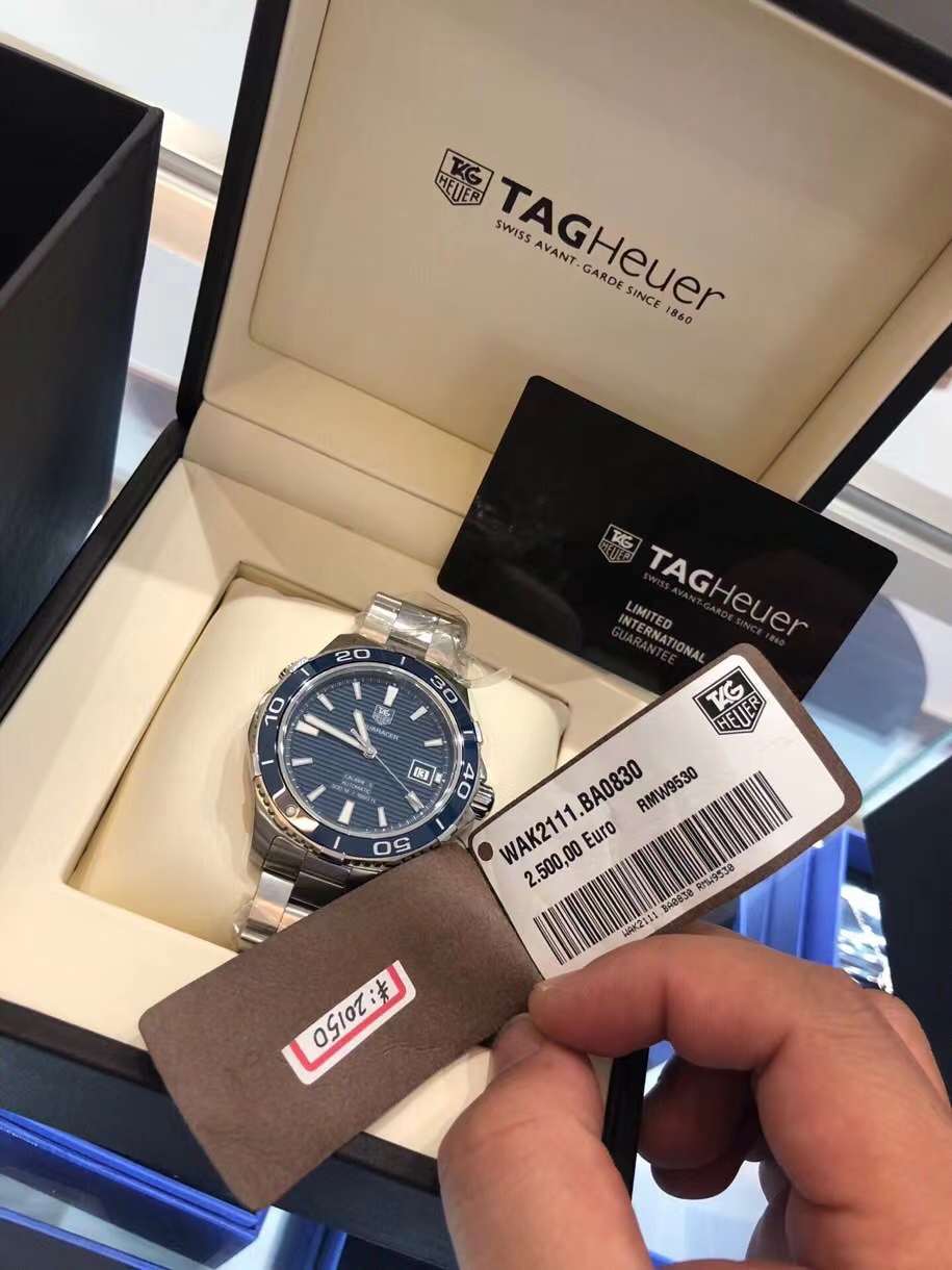 Tag Heuer Aquaracer WAK2111.BA0830 500 Automático 41 mm Movimiento original suizo