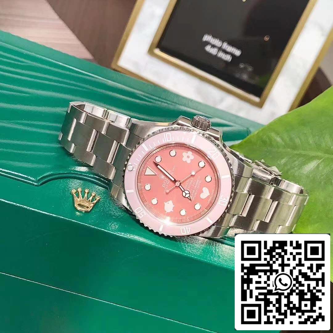 Rolex Submariner BLAKEN sin fecha edición rosa Movimiento original suizo