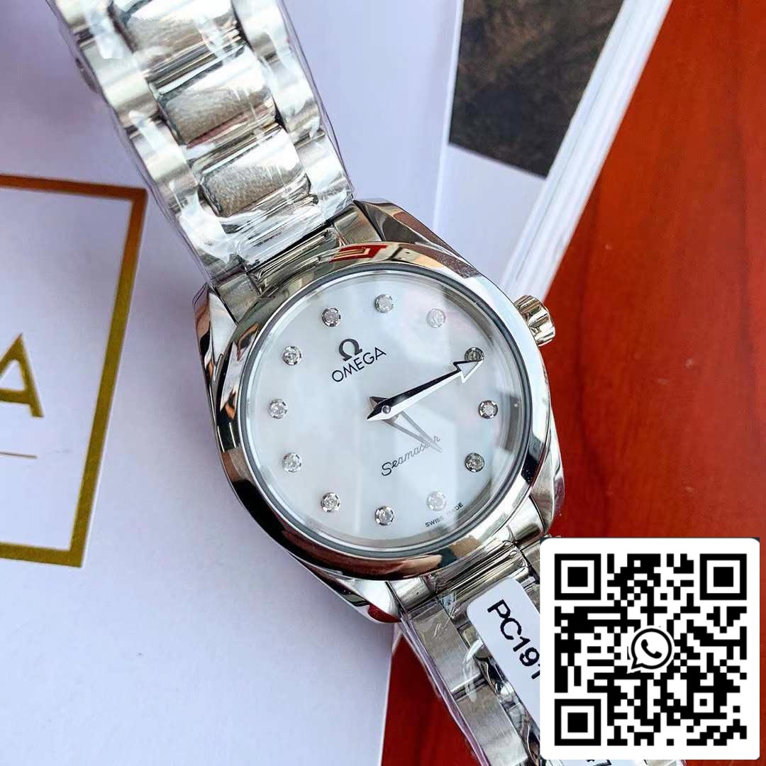 Omega Seamaster Aqua Terra 150M Ladies 28mm Quartz Diamond  Swiss Original Movement