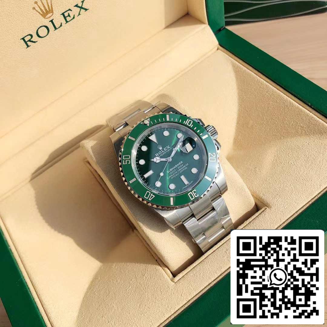 Rolex Submariner Green Host M116610LV Movimento originale svizzero