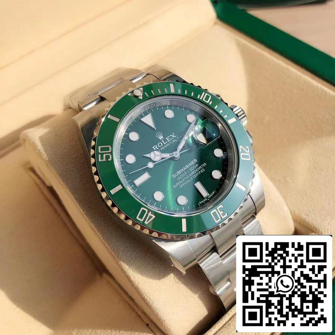 Rolex Submariner Green Host M116610LV Movimento originale svizzero