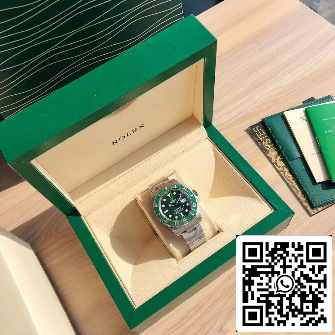 Rolex Submariner Green Host M116610LV Movimento originale svizzero