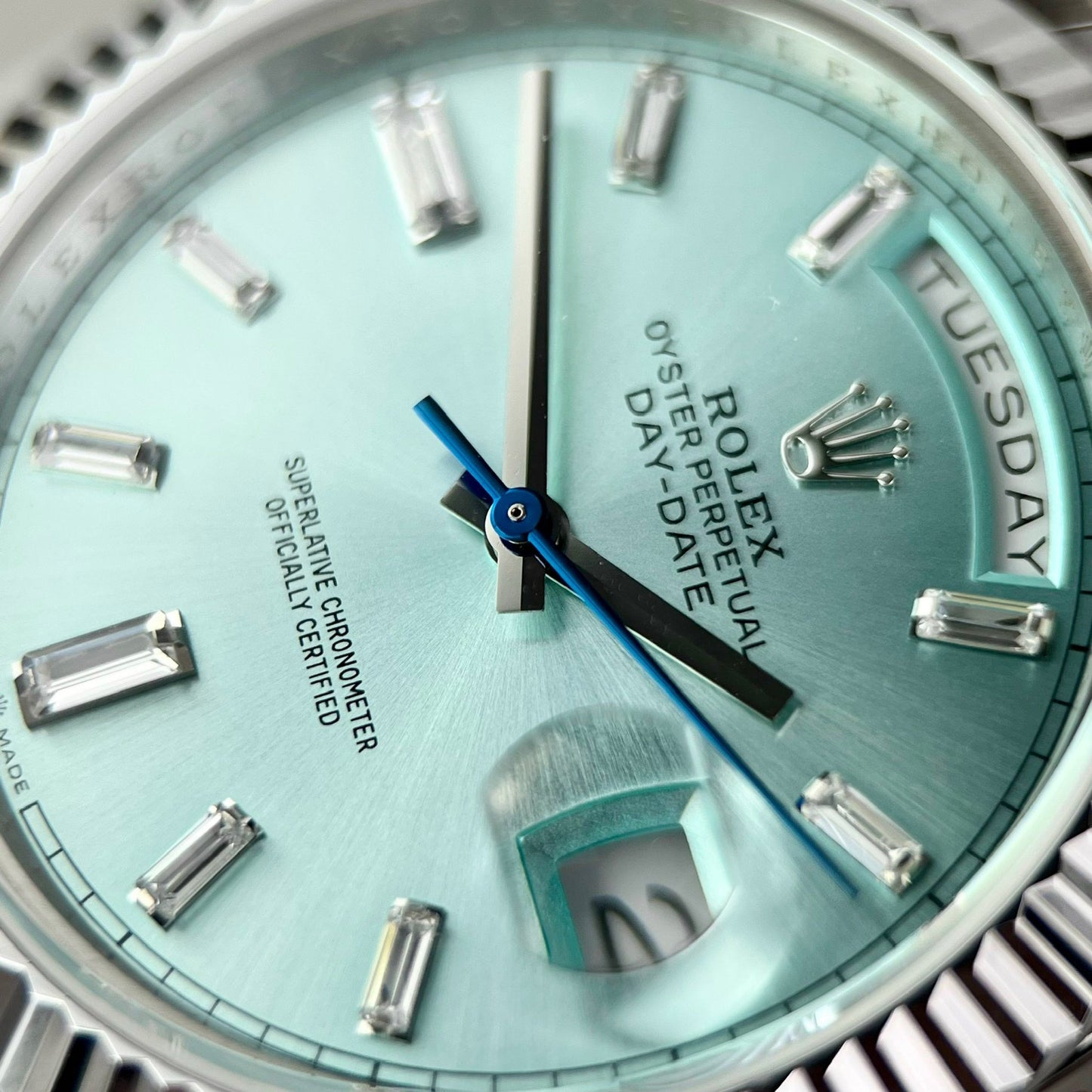 Rolex Day Date M228239 1:1 Best Edition GM Factory V2 Blue Tiffany Dial