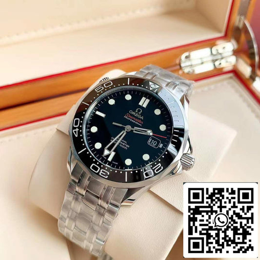 Omega Seamaster Diver 300M Co-Axial 212.30.41.20.03.001 Bisel negro - Movimiento original suizo