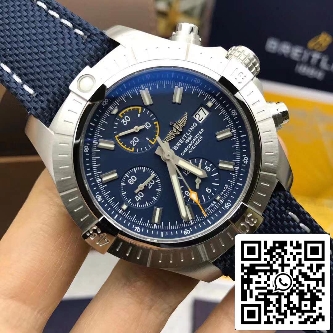 Breitling Avenger Chronograph 45 A13317101C1X2- Movimiento original suizo Mejor edición 1:1