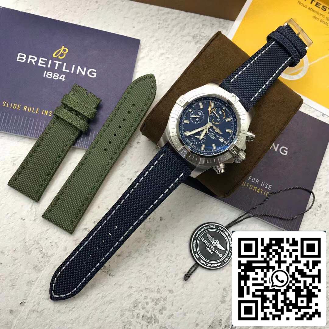 Breitling Avenger Chronograph 45 A13317101C1X2- Movimiento original suizo Mejor edición 1:1