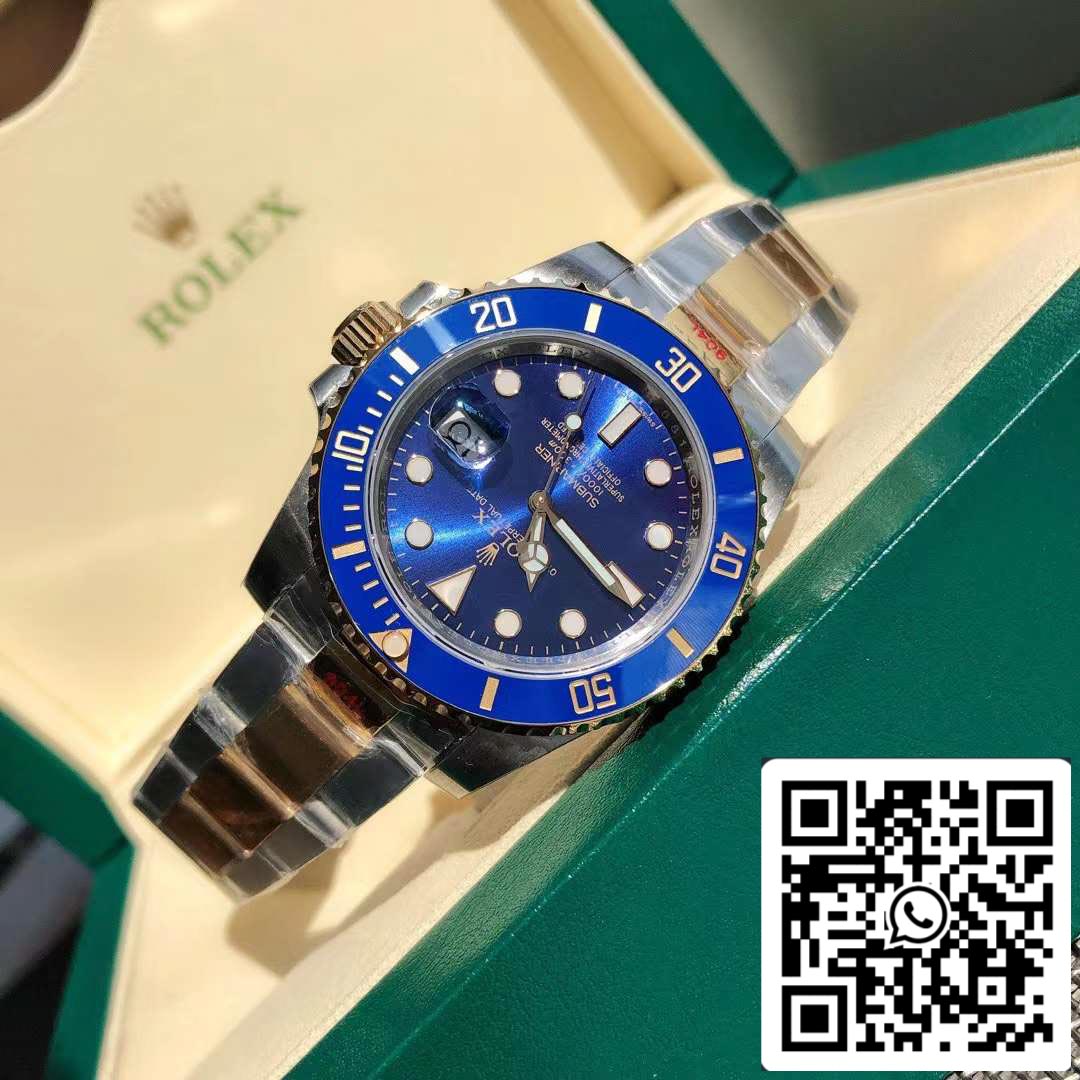 Rolex Submariner Date Lunetta Blu Quadrante Blu 126613LB 41mm - ETA 2836 Movimento Originale Svizzero