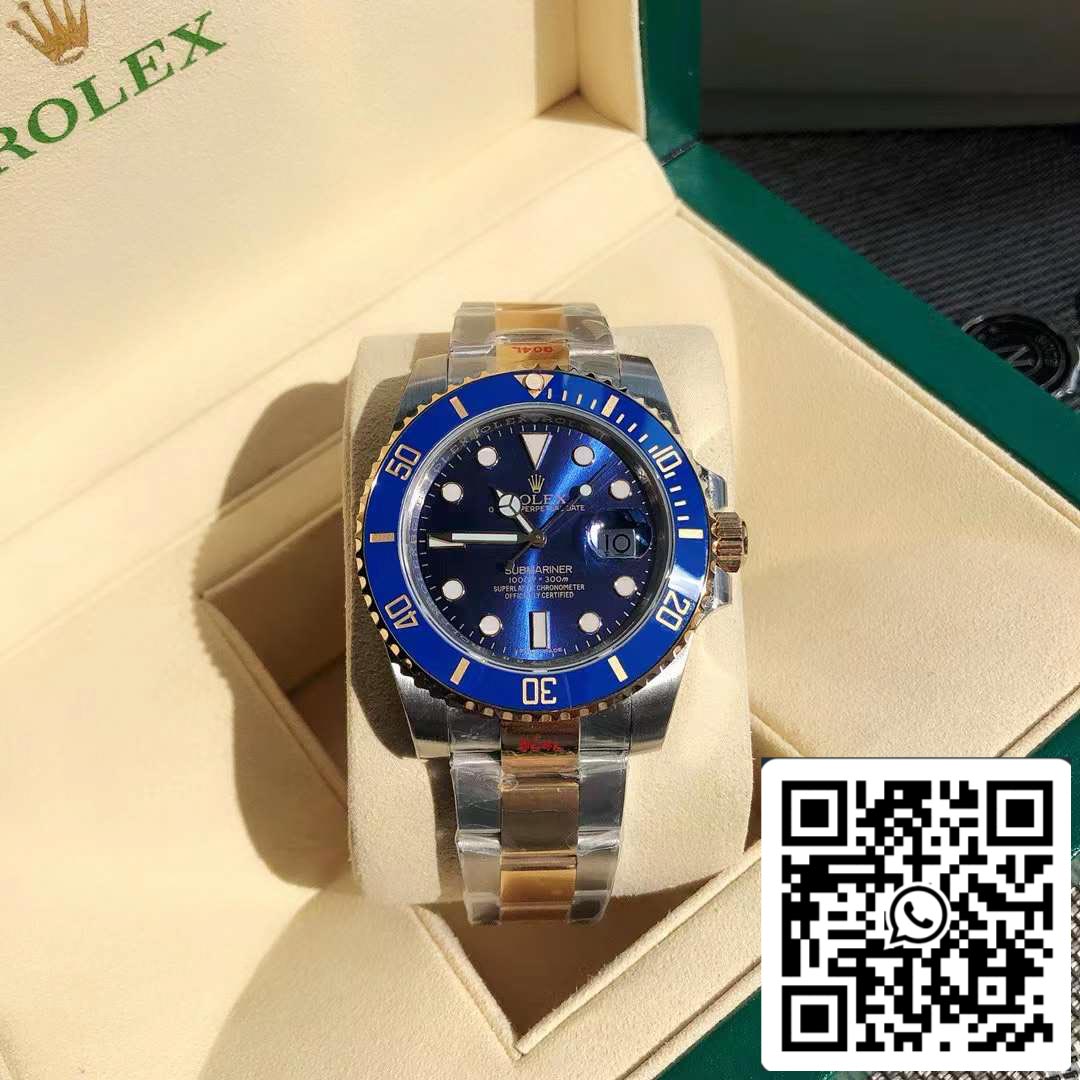 Rolex Submariner Date Bisel azul Esfera azul 126613LB 41 mm - ETA 2836 Movimiento original suizo