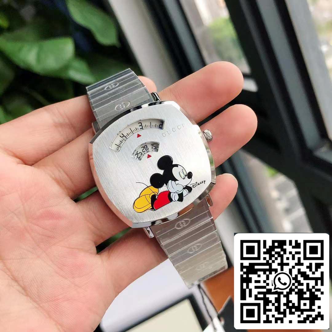 Orologio Gucci Disney x Grip da 38 mm, migliore edizione 1:1 - movimento originale svizzero