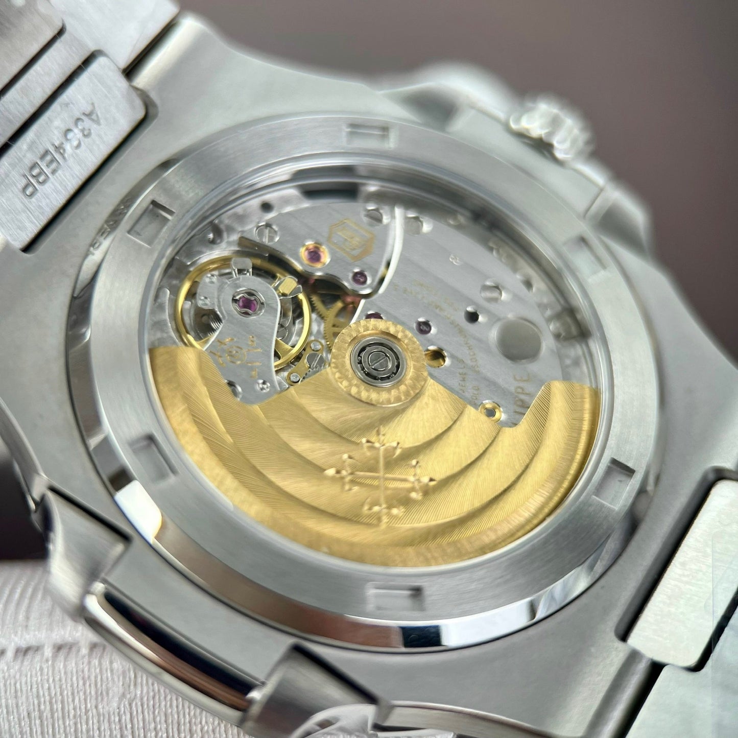 Patek Philippe Nautilus 5711/112P-001Best 1:1 Edition PPF Factory personalizzato Ruby Stone