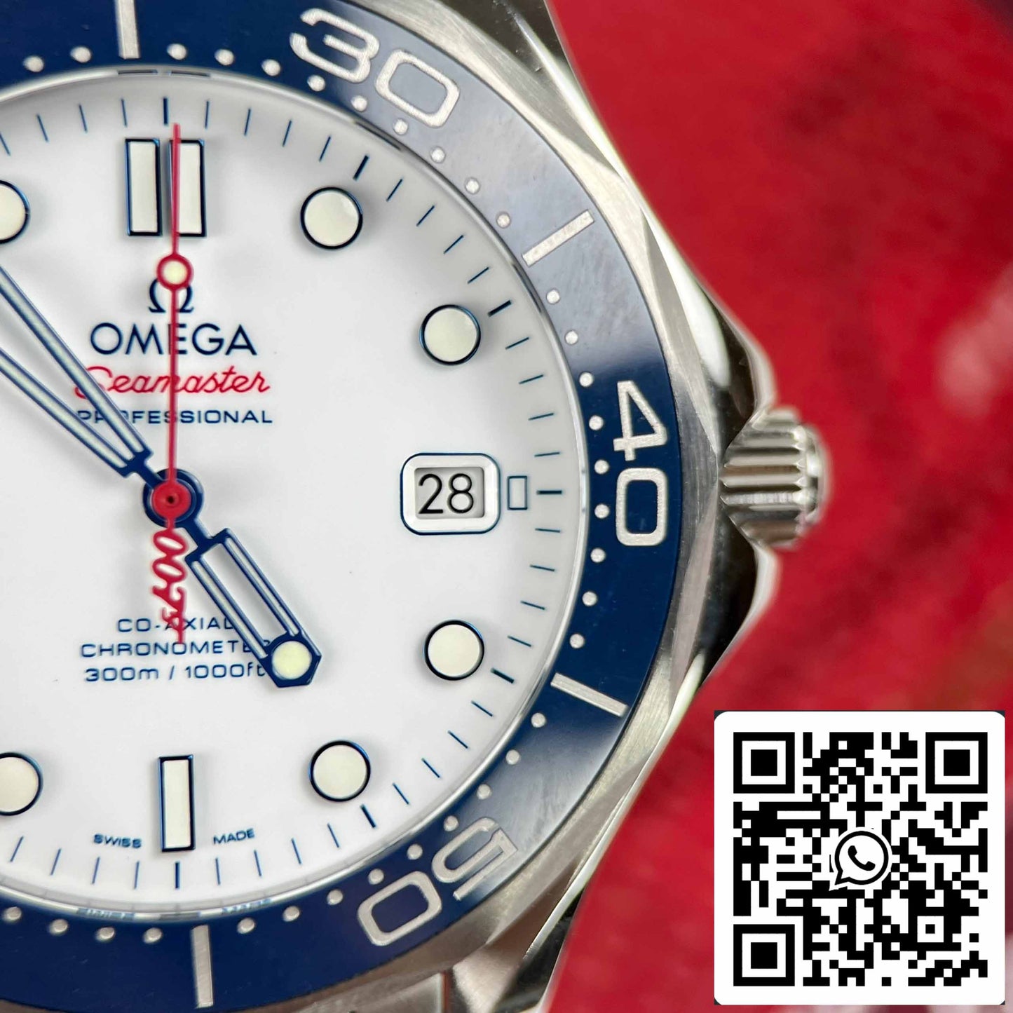 Omega Seamaster Diver 300M Commander's 007 reloj limitado Mejor réplica 1:1