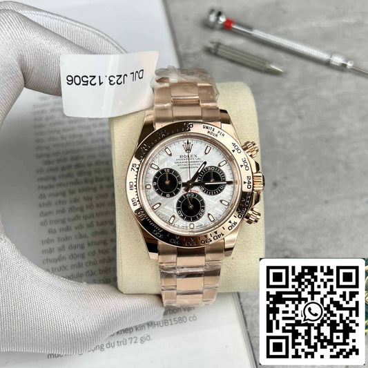 Mejor réplica ROLEX Cosmograph Daytona 116505 Esfera de meteorito de oro rosa - Recubierto de oro rosa de 18 k