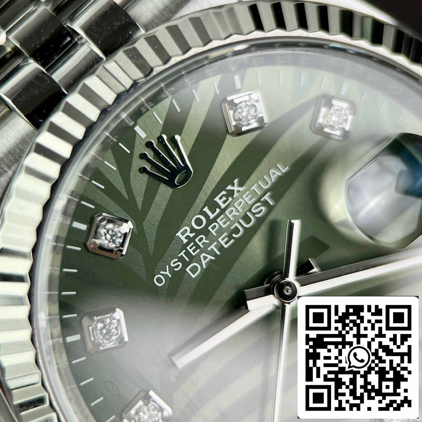 Rolex Datejust M126234-0055 36MM 1:1 Best Edition Quadrante verde fabbrica pulita