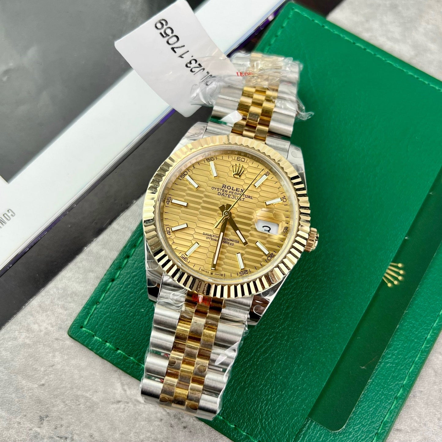 Rolex Datejust 41 126333-0022 Miglior edizione 1:1 avvolto in oro 18 carati